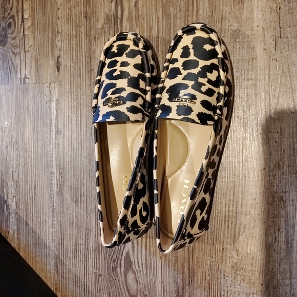 Coach Marley Leopard Print Driver - Picture 5 of 7